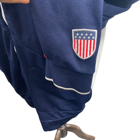 VTG Polo Sport Ralph Lauren Track Jacket Men Sz XL Blue USA 2 Big Pony Preppy - Picture 6 of 12